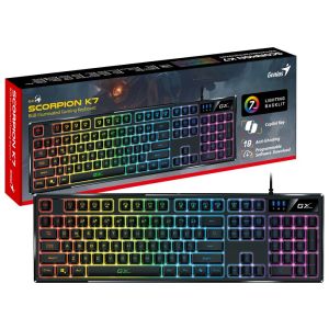 Genius GX Gaming Scorpion K7/Drôtová USB/ CZ- SK layout/Čierna 31310054403