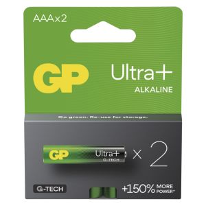 GP Alkalická batéria ULTRA PLUS AAA (LR03) - 2ks 1013122000