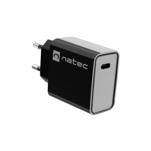 Univerzálna nabíjačka Natec RIBERA 20W 1X USB-C, čierna NUC-2060