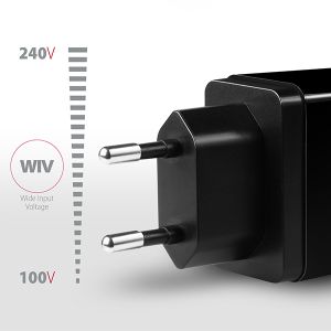 AXAGON ACU-QS24, QC & SMART nabíjačka do siete 24W, 2x USB-A port, QC3.0/AFC/FCP + 5V/1.2A ACU-QS24