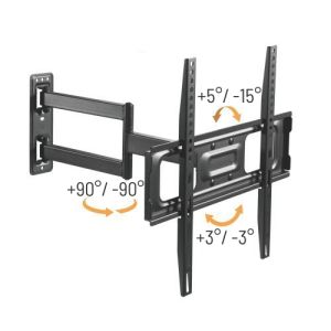 Výsuvný držiak Brateck LPA69-443 pre TV 32"-55" 35kg polohovateľný nástenný BRLPA69443