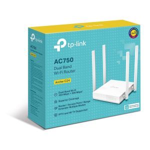 TP-Link Archer C24 AC750 DualBand WiFi Router Archer C24