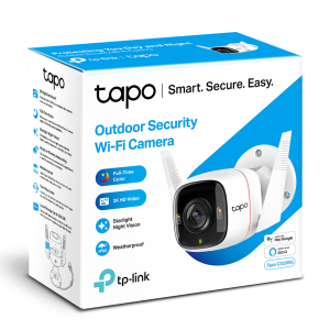 Tapo C320WS Outdoor IP66 Security 2K Wi-Fi Camera, microSD, dvojcestné audio, detekcia pohybu Tapo C320WS