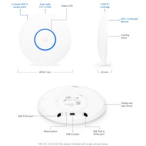 Ubiquiti UniFi AP AC PRO 2,4 GHz/5 GHz UAP-AC-PRO