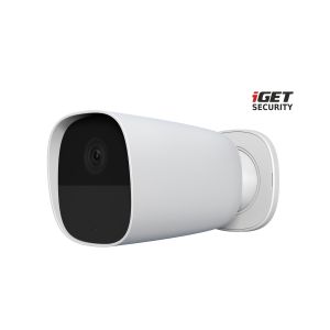 iGET SECURITY EP26 White - WiFi batériová FullHD kamera, IP65, zvuk, samostatná a pre alarm M5-4G CZ 75020626