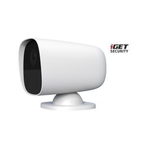 iGET SECURITY EP26 White - WiFi batériová FullHD kamera, IP65, zvuk, samostatná a pre alarm M5-4G CZ 75020626