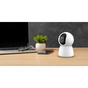 iGET HOME Camera CS4 White - WiFi 2K IP kamera, nočné videnie, audio, RJ45, auto tracking 75020823