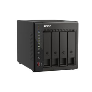 QNAP TS-453E-8G (4core 2,6GHz, 8GB RAM, 4x SATA, 2x M.2 NVM slot, 2x HDMI 4K, 2x 2,5GbE, 4x USB) TS-453E-8G