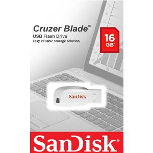 SanDisk Cruzer Blade/16GB/USB 2.0/USB-A/Biela SDCZ50C-016G-B35W
