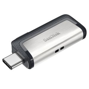 SanDisk Ultra Dual/64 GB/150 MBps/USB 3.1/USB-A + USB-C SDDDC2-064G-G46