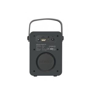 CARNEO F90 FM rádio, BT reproduktor, black/wood 8588007861890