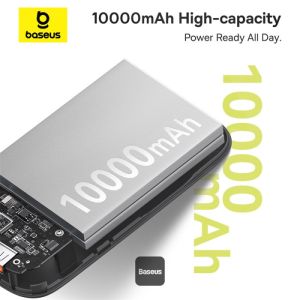 Baseus power banka Qpow 10000mAh 30W čierna s USB-C káblom 6932172667740