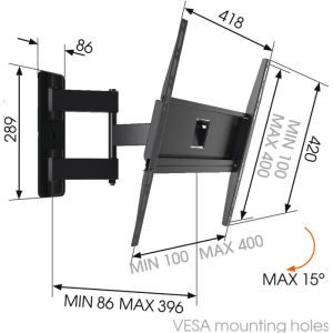 LCD rameno Vogel´s MA3040, 32-55", 3 kĺby MA 3040