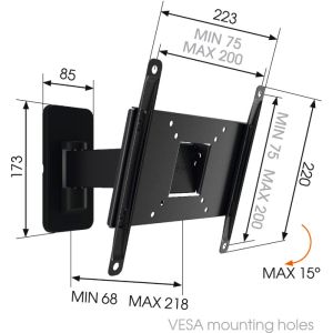 MA2030 Rameno Vogel's pre TV 19-40" MA 2030