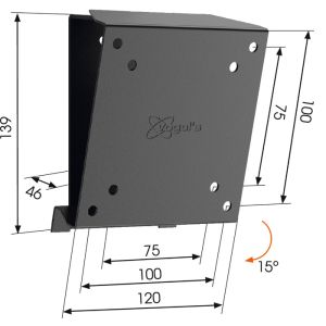 MA1010 LCD držiak na stenu Vogel´s, 17-26", náklon MA 1010