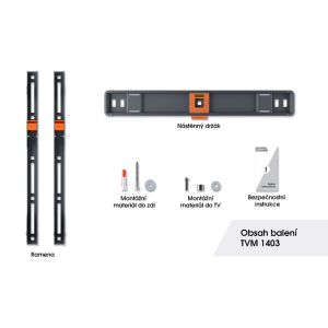 Vogel's TVM 1403, fixný TV držiak pre obrazovky 32-77", 50 kg TVM 1403