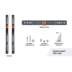 Vogel's TVM 1603, fixný TV držiak pre obrazovky 40-100", 75 kg TVM 1603