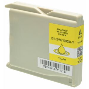 Cartridge Brother LC1000Y, žlutá (yellow), alternativní