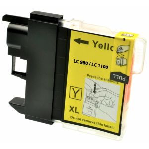 Cartridge Brother LC1100HYY, žlutá (yellow), alternativní