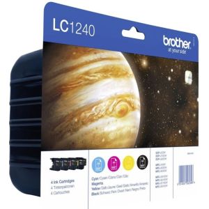 Cartridge Brother LC1240 VALBP, CMYK, čtyřbalení, multipack, originál