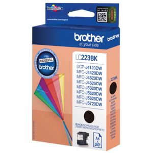 Cartridge Brother LC223BK, černá (black), originál