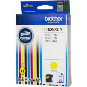 Cartridge Brother LC525XLY, žlutá (yellow), originál