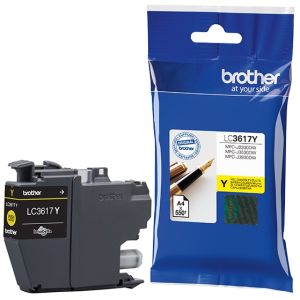 Cartridge Brother LC3617Y, žlutá (yellow), originál