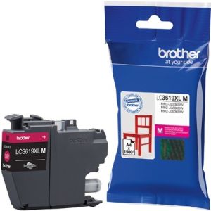 Cartridge Brother LC3619XLM, purpurová (magenta), originál