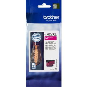 Cartridge Brother LC427XLM, purpurová (magenta), originál