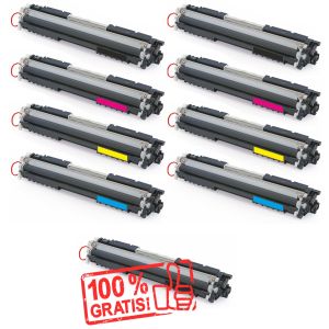 Toner 2 x Canon 729, CRG-729, CMYK + CRG-729 černá ZDARMA, multipack, alternativní