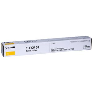 Toner Canon C-EXV51 HY, 0484C002, žlutá (yellow), originál