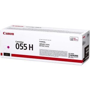 Toner Canon 055H M, CRG-055H M, 3018C002, purpurová (magenta), originál