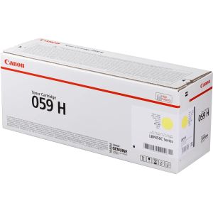 Toner Canon 059H Y, CRG-059H Y, 3624C001, žlutá (yellow), originál