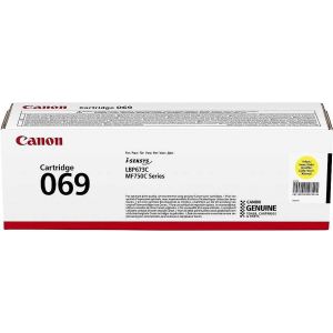 Toner Canon 069 Y, CRG-069 Y, 5091C002, žlutá (yellow), originál