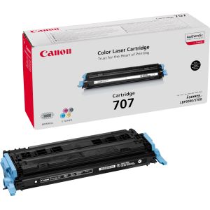 Toner Canon 707, CRG-707, černá (black), originál