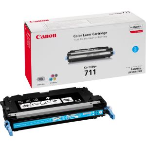 Toner Canon 711, CRG-711, azurová (cyan), originál