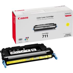 Toner Canon 711, CRG-711, žlutá (yellow), originál