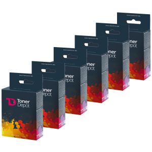 Inkoustová kazeta Canon CLI-551 XL CMYK, PGI-550 XL, CLI-551GY XL, 6-pack, TonerDepot, multipack, prémium