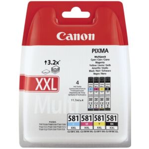 Cartridge Canon CLI-581 XXL CMYK, 4-pack, multipack, originál