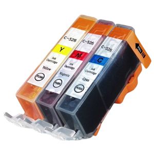 Cartridge Canon CLI-526, CMY, trojbalení, multipack, alternativní