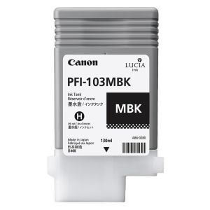 Cartridge Canon PFI-103MBK, matná černá (matte black), originál