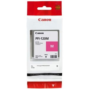 Cartridge Canon PFI-120M, 2887C001, purpurová (magenta), originál