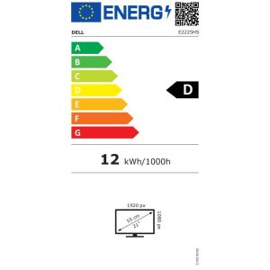 Dell/E2225HS/21,45"/VA/FHD/75Hz/5ms/Black/3RNBD 210-BNJT