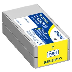 Cartridge Epson GJIC5(Y), C13S020566, žlutá (yellow), originál