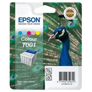 Cartridge Epson T001, černá (black), originál