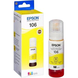 Cartridge Epson 106, C13T00R440, žlutá (yellow), originál