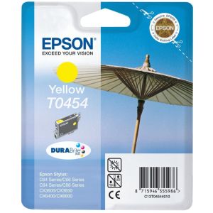 Cartridge Epson T0454, žlutá (yellow), originál