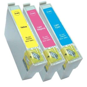 Cartridge Epson T048B, Y + LC + LM, trojbalení, multipack, alternativní