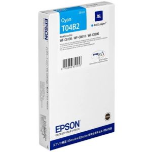 Cartridge Epson T04B2 XL, C13T04B240, azurová (cyan), originál