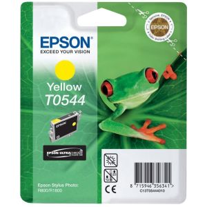 Cartridge Epson T0544, žlutá (yellow), originál